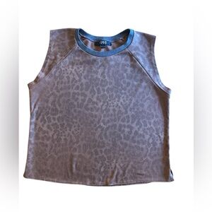 Sleeveless Leopard Print Top